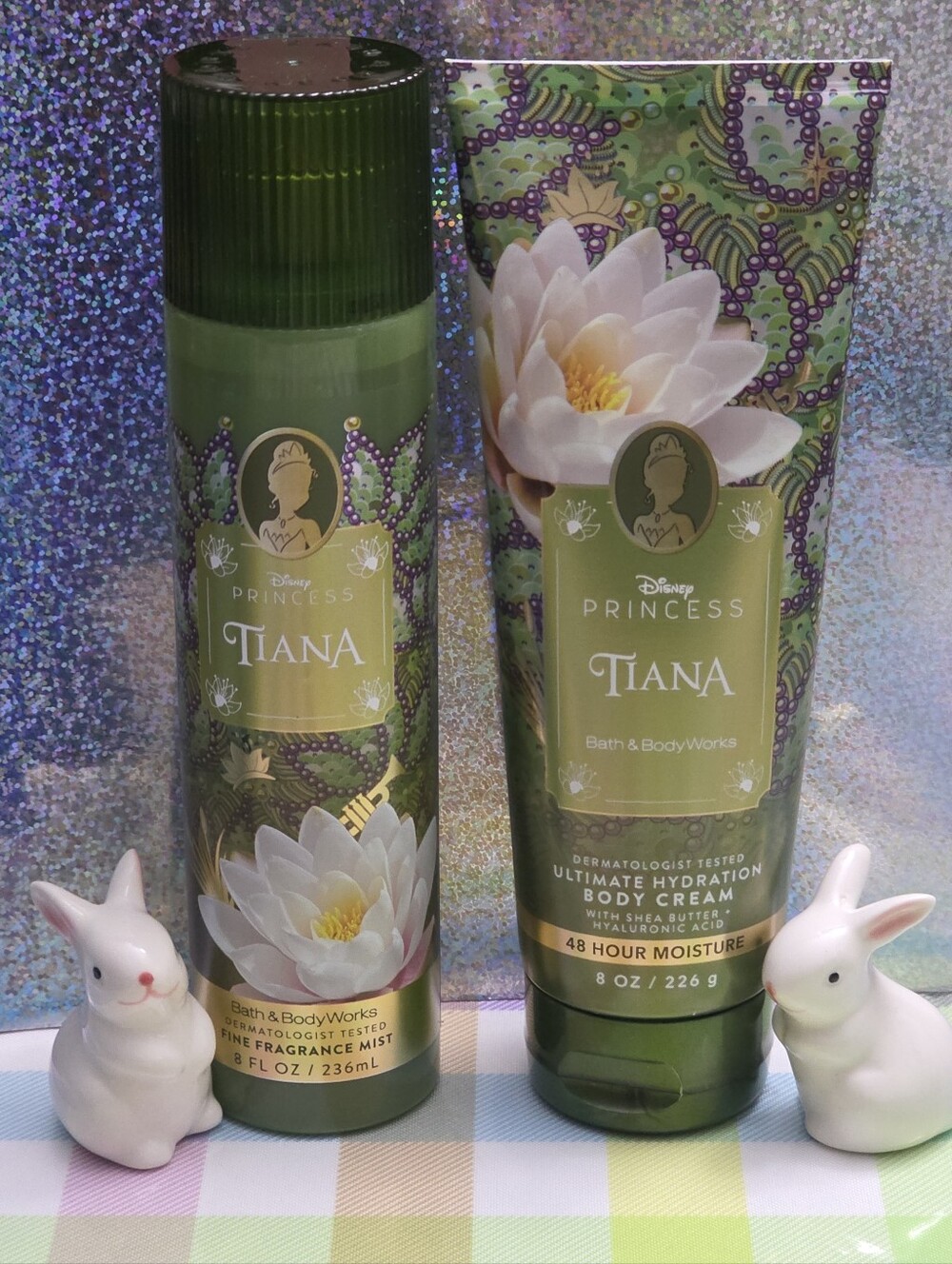 Bath & Body Works Disney Princess Tiana Fine Fragrance Mist & Body Cream Set NEW
